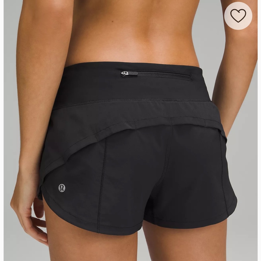Lululemon shorts speed up low rise lined short 2.5”